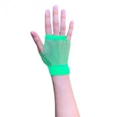 Guantes de red corto verde fluo - comprar online