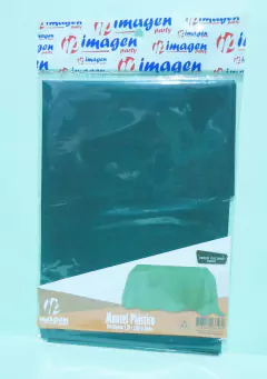 Mantel rectángular plástico color verde 1,20 x 1,80 mts - comprar online