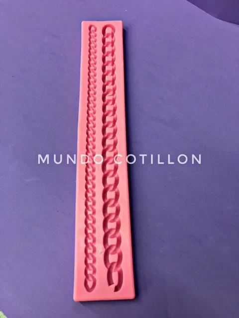 Molde Silicona Cadenitas