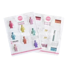 Molde Parpen Bloques y Muñequitos