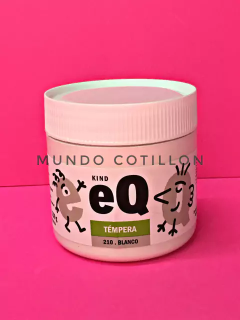 Témpera EQ kind x 250g color blanco