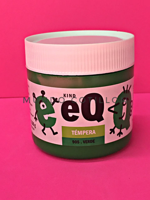 Témpera EQ kind x 250g color verde