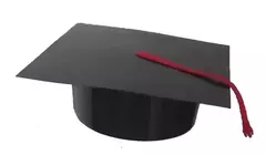 Gorro egresado plástico