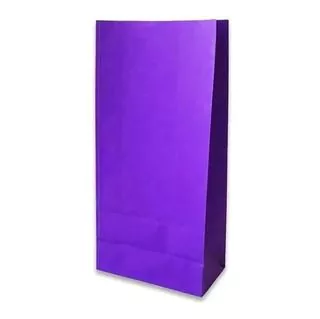 Bolsita de papel violeta x 10