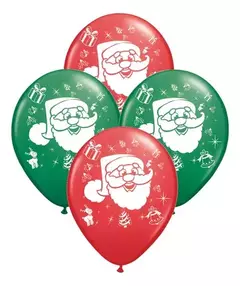 Globo látex "Navidad" x 10