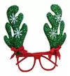 Lentes navideños reno verde