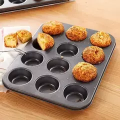 Molde cupcake teflón x 12 cavidades - comprar online