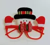 Lentes navideños muñeco de nieve