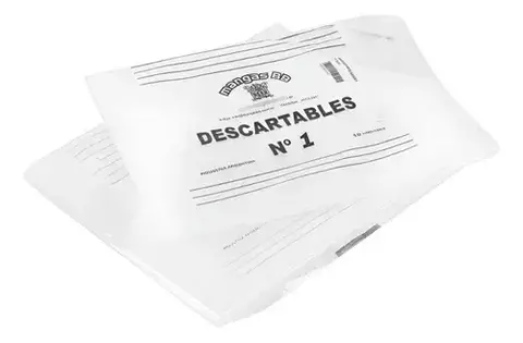 Mangas descartables n°1 x 10 unidades