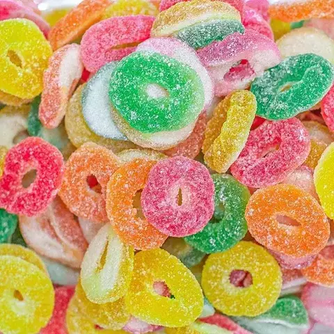 Gomitas anillos frutales x 100gr