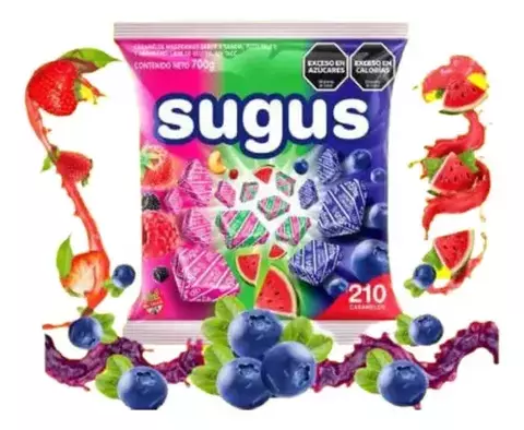 Caramelos sugus surtido especial x 700gr