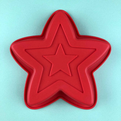 Molde silicona para torta estrella