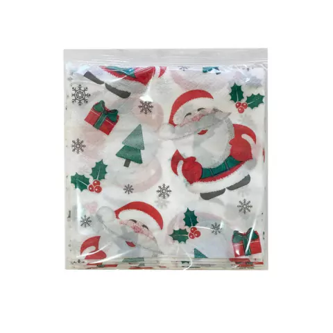 Servilleta navidad mod. papá noel x 20 u