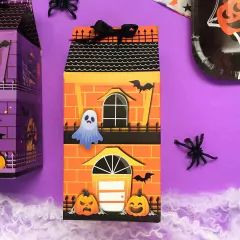 Milkbox halloween naranja x 5 unidades