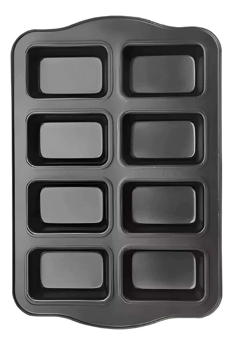 Placa teflón mini budines x 8 cavidades