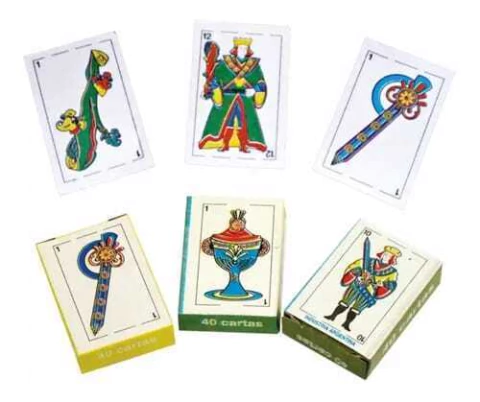 Mini naipes x 12 unidades