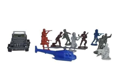 Soldaditos con vehículo x 12 - comprar online