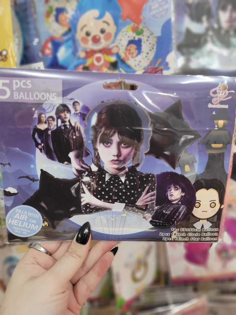 Set globos 5 pcs "Merlina"