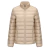 Campera Ultraliviana de Pluma Mujer Beige - comprar online