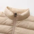 Campera Ultraliviana de Pluma Mujer Beige