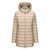 Parka de Pluma Mujer Beige - comprar online