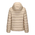 Campera Clásica de Pluma Mujer Beige - Ligero