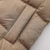 Campera Puffer de Pluma Mujer Beige