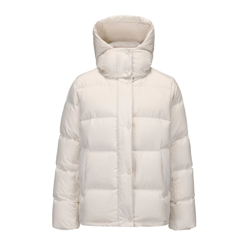 Campera Puffer de Pluma Mujer Natural - comprar online