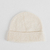 Gorro de Lana 100% Cashmere Natural Canelón Fino