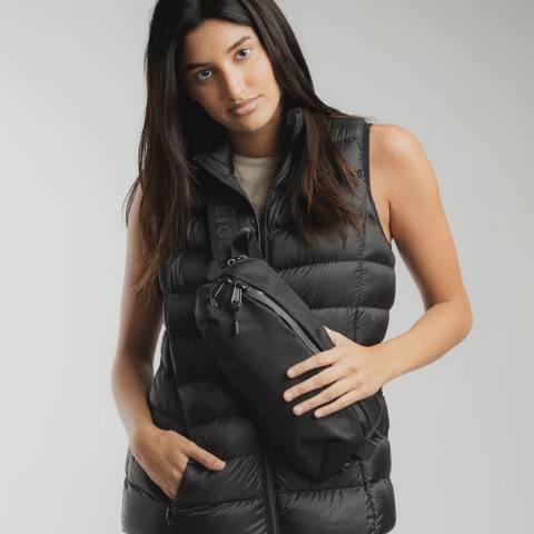 Riñonera Cangú Negra - comprar online