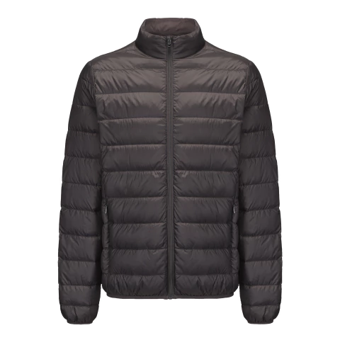 Campera Ultraliviana de Pluma Hombre Gris - comprar online