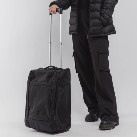 Valija Plegable Carry On Negro - comprar online