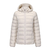 Campera Clásica de Pluma Mujer Blanca - comprar online