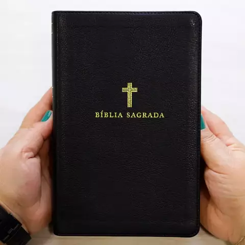 Biblia Sagrada | NVI | Letra Grande | Couro Soft Preta