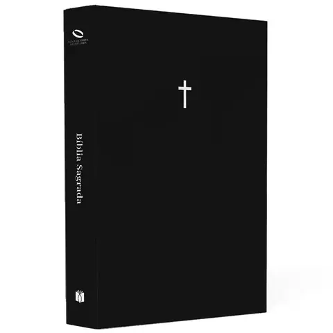 Biblia Sagrada Cruz Preta | NAA | Letra Normal | Capa Dura - comprar online