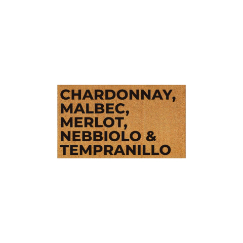 Capacho: Chardonnay, - Tapete em fibra natural de coco (70x40)
