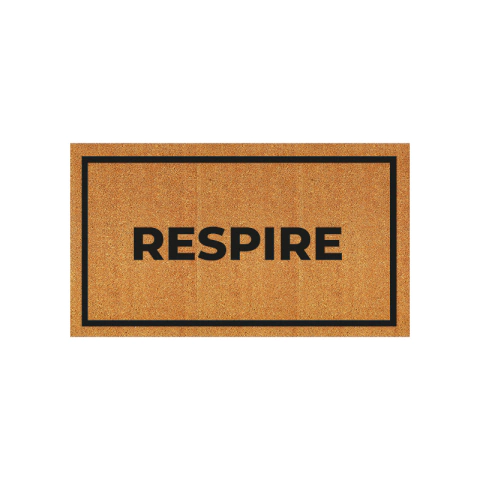 Capacho: Respire - Tapete em fibra natural de coco (70x40)