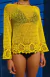 Yellow Denise Blouse Crochet
