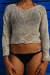 Denise Gray Blouse Crochet