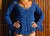 Cardigan Aila Azul Crochet