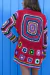 Cardigan Cybele Vermelho Crochê na internet
