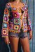 Cardigan Maria Rainbow Crochet