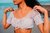 White Rosanir Bikini With Daisies Crochet on internet