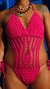Maiô Maia Pink Crochê
