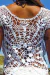 Regata Rosa Branca Crochet - comprar online