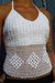 Top Irene Branco Crochê