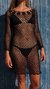 Aila Black Dress Crochet