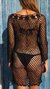 Aila Black Dress Crochet - buy online