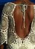 Gray And White Filomena Dress Crochet - buy online