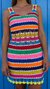 Vestido Irene Arco-Íris 1 Crochê